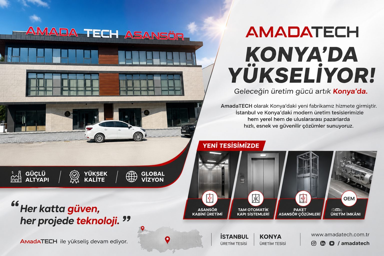 konya Kalite Politikamız Amada Platform Sistemleri